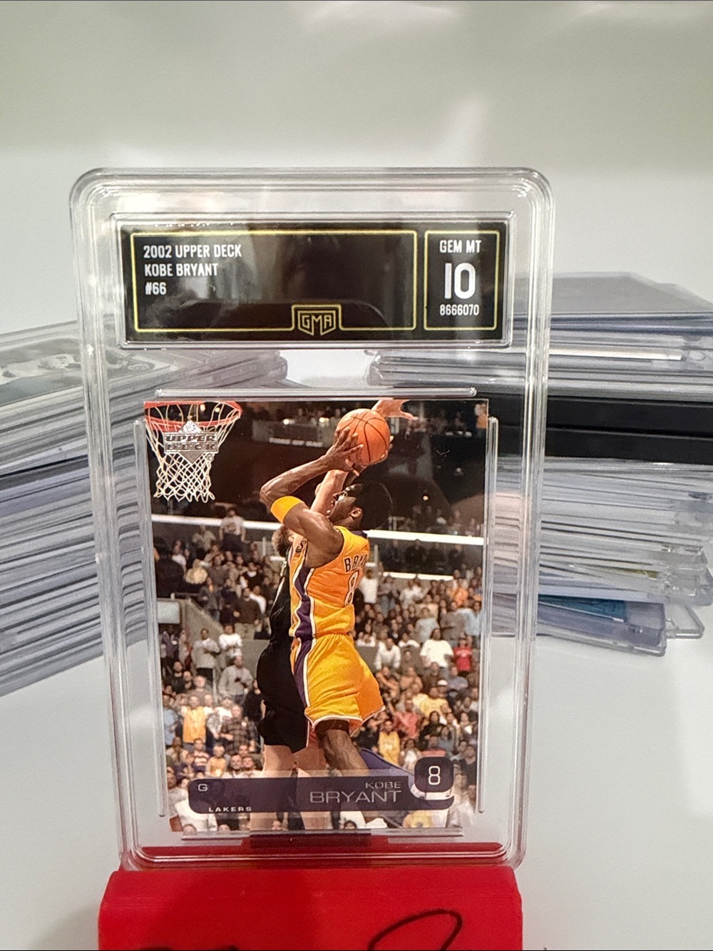 2002 Upper Deck Kobe Bryant #66 GMA GEM Mint 10